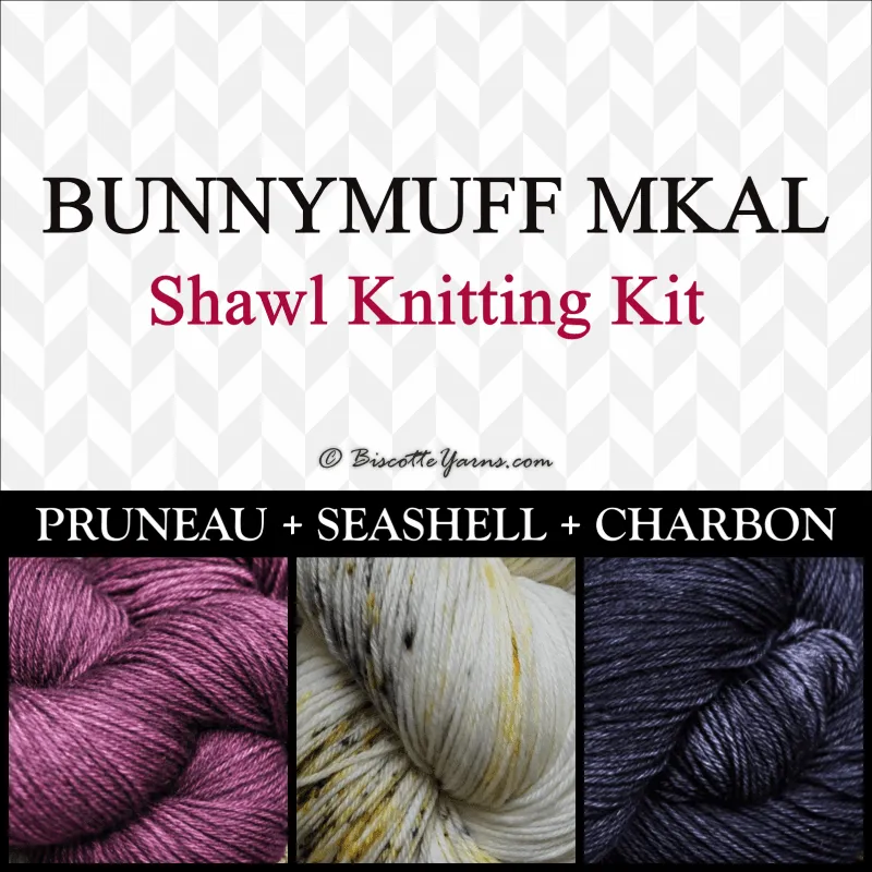 Shawl Knitting Kit ♥ by bunnymuff Mona Zillah