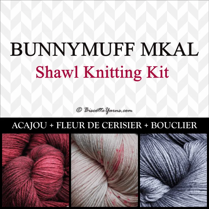 Shawl Knitting Kit ♥ by bunnymuff Mona Zillah