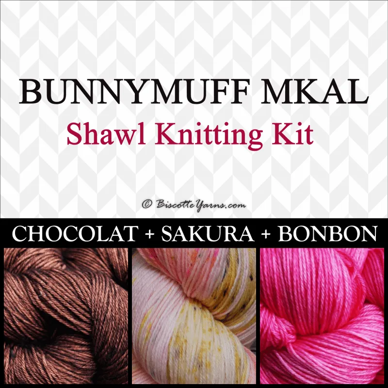 Shawl Knitting Kit ♥ by bunnymuff Mona Zillah