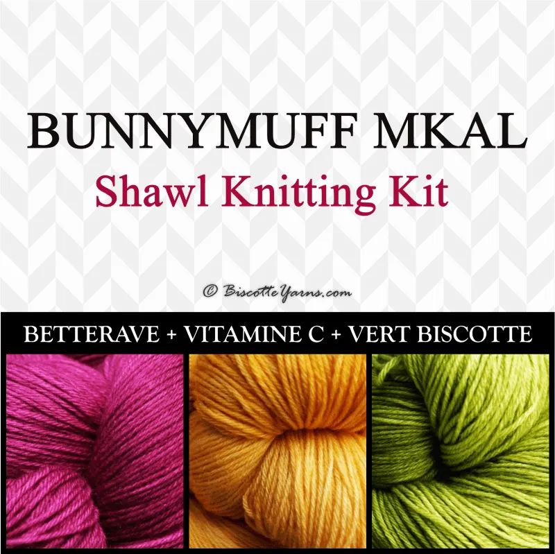 Shawl Knitting Kit ♥ by bunnymuff Mona Zillah