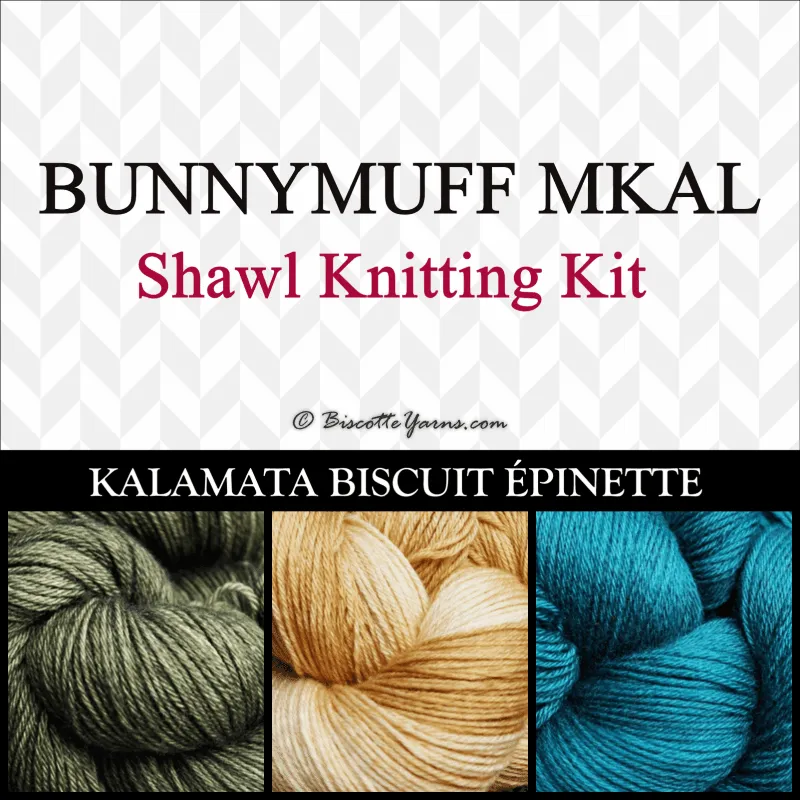 Shawl Knitting Kit ♥ by bunnymuff Mona Zillah