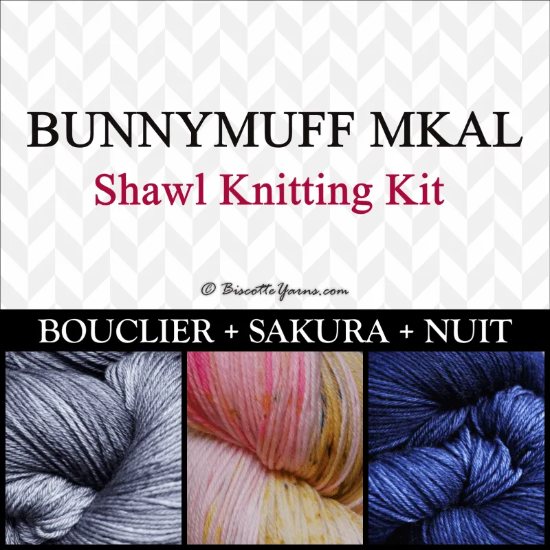 Shawl Knitting Kit ♥ by bunnymuff Mona Zillah