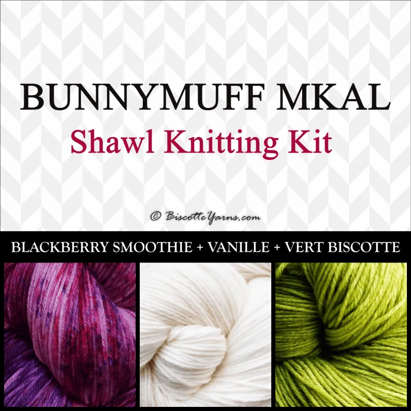 Shawl Knitting Kit ♥ by bunnymuff Mona Zillah