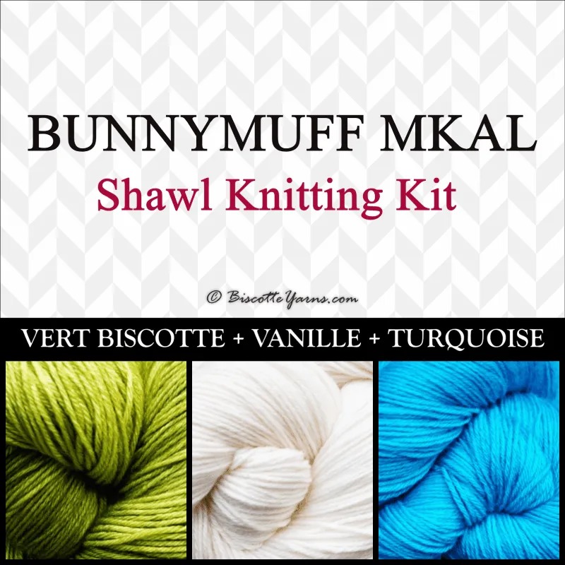 Shawl Knitting Kit ♥ by bunnymuff Mona Zillah