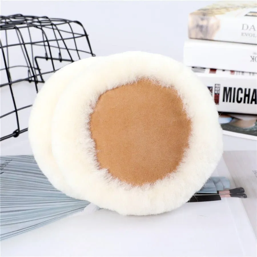 Shearling Wool Earmuffs - Warm and Stylish Winter Accessories Simplified