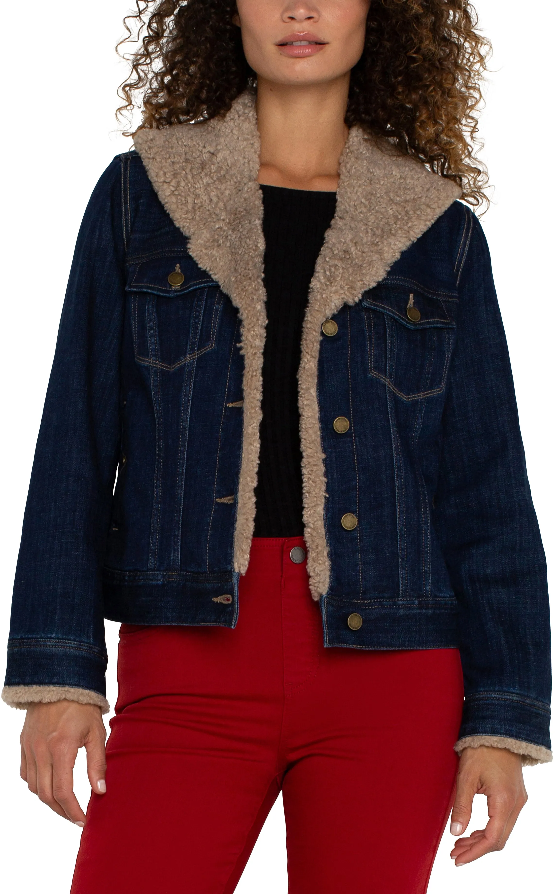 Sherpa Collar Trucker Jacket