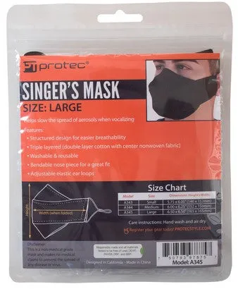 Singer's Mask, Size Large