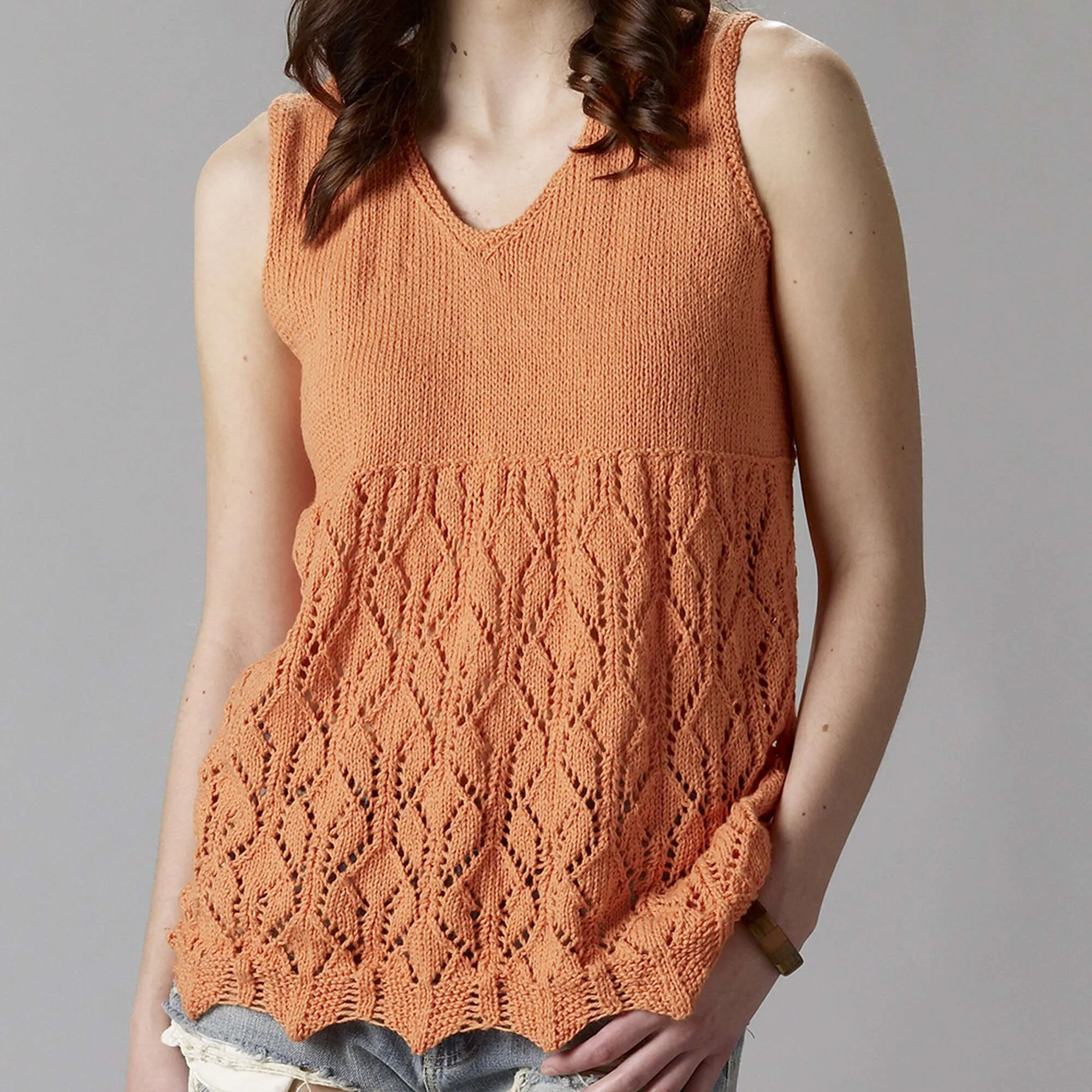 Sugar Bush Sunset Sleeveless Knit Tunic