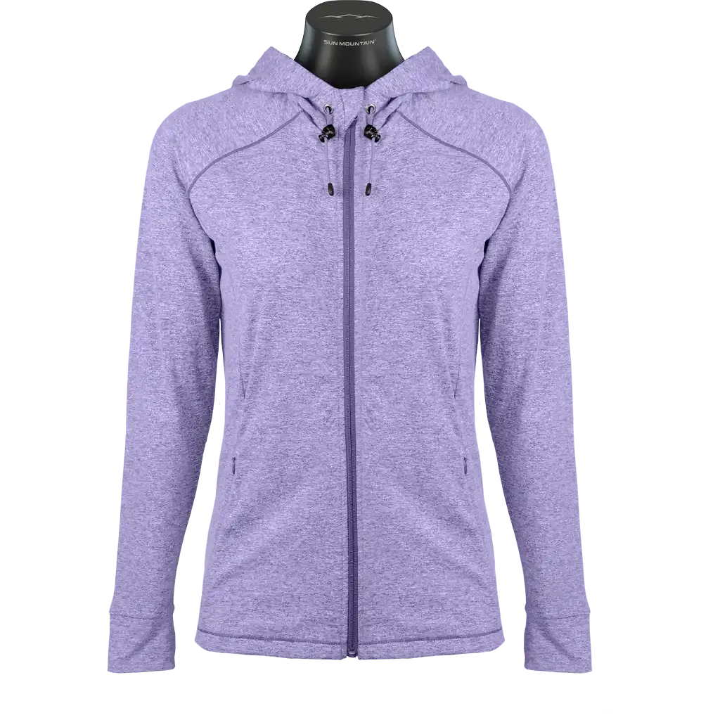 Sun Mountain Golf Women's Second Layer Hooded Jacket