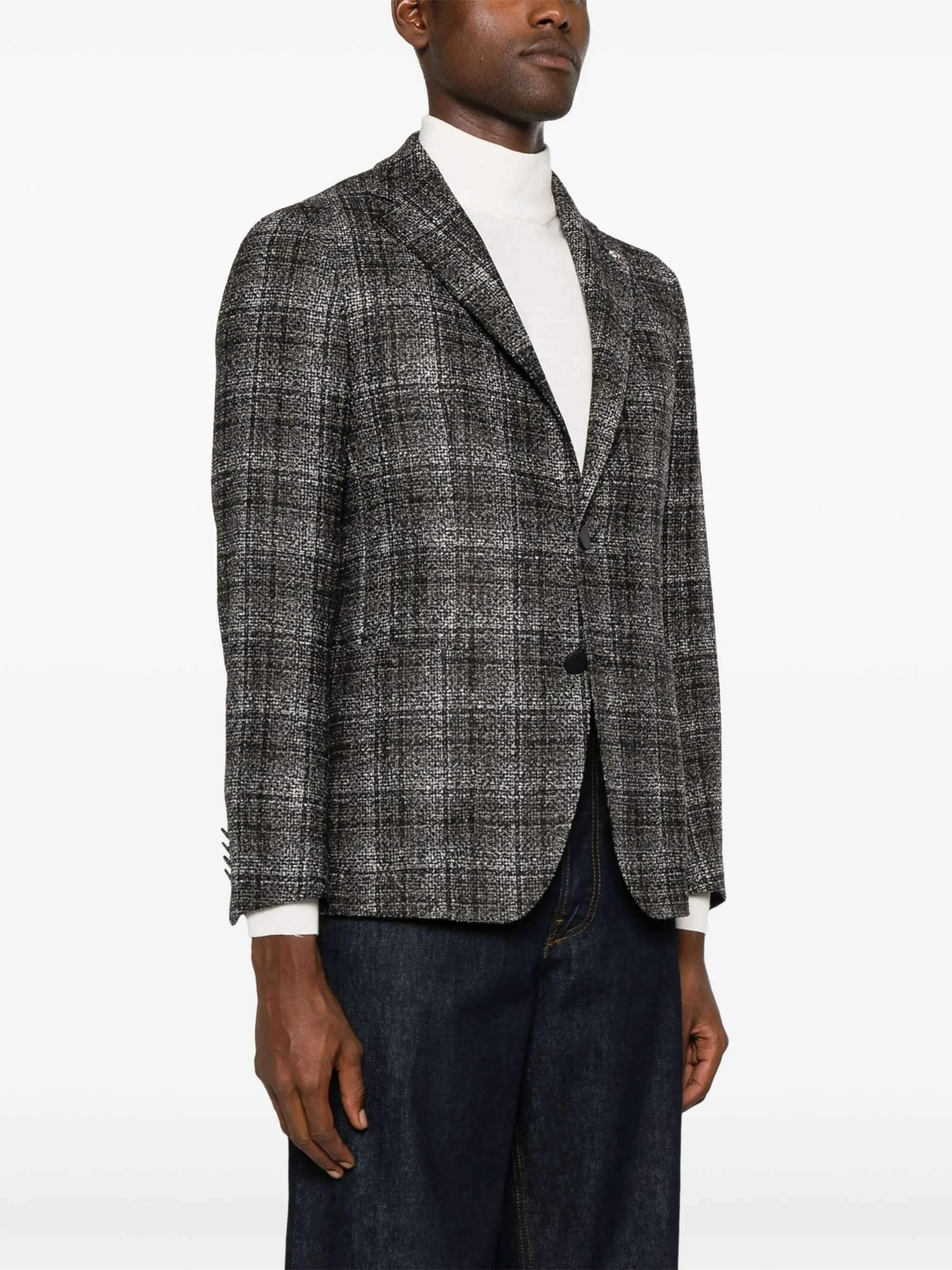 TAGLIATORE CHECKED BLAZER