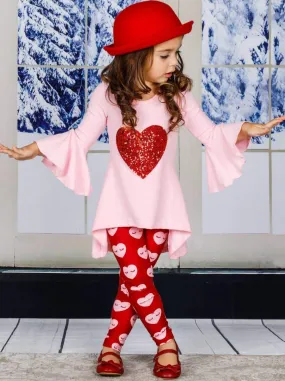 Totally Yours Heart Tunic and Legging Set