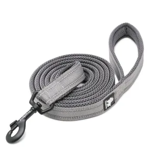 Truelove Dog Puppy Leads Airmesh Reflective 1.1m Grey 4 Sizes