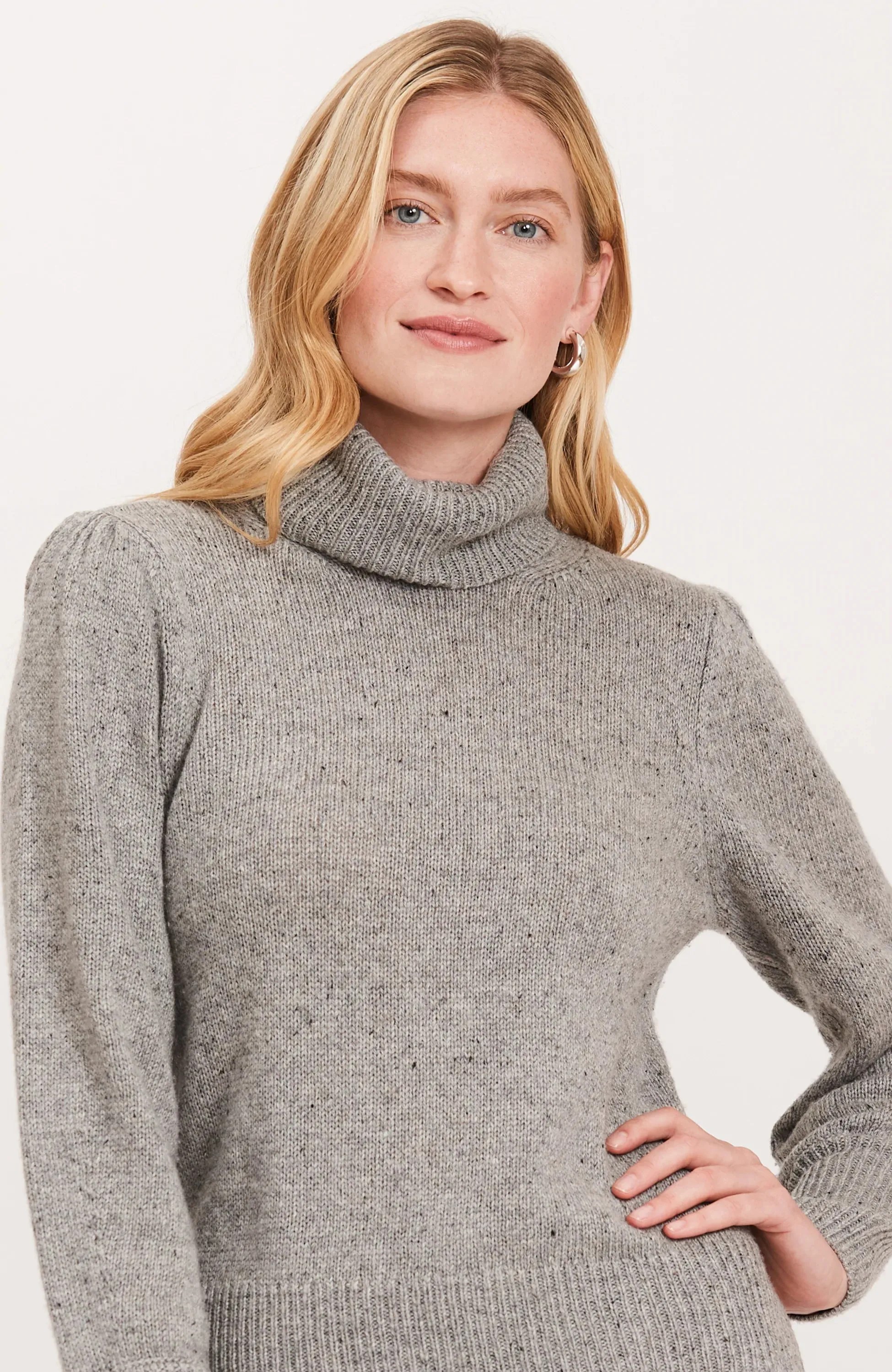 Tyler Boe Fleck Turtleneck Sweater Grey