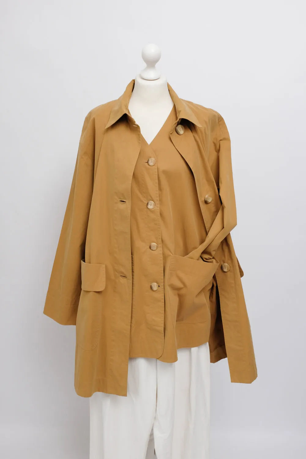 VEST VINTAGE BEIGE MAC TRENCH COAT