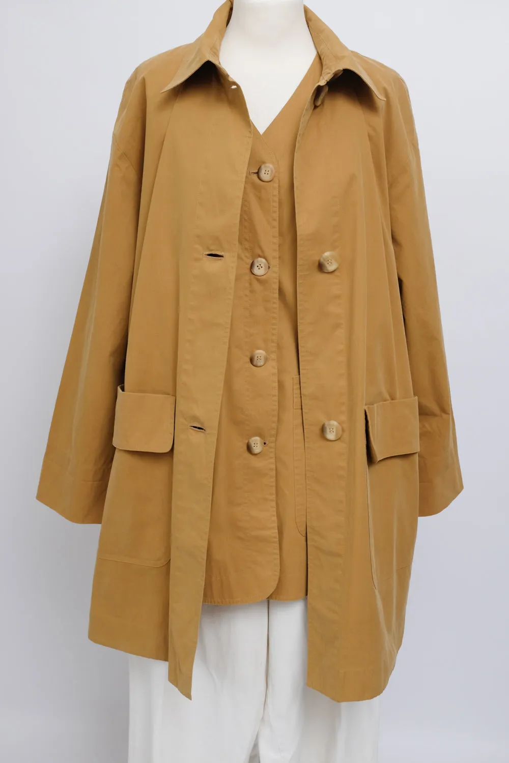 VEST VINTAGE BEIGE MAC TRENCH COAT