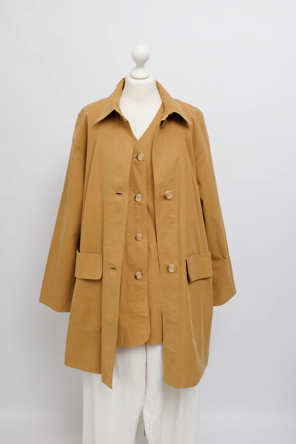 VEST VINTAGE BEIGE MAC TRENCH COAT