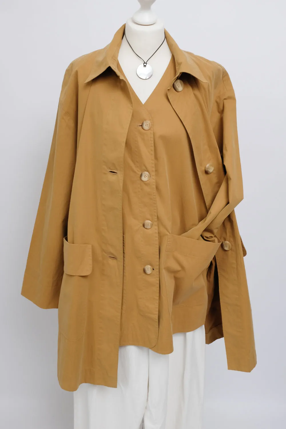 VEST VINTAGE BEIGE MAC TRENCH COAT