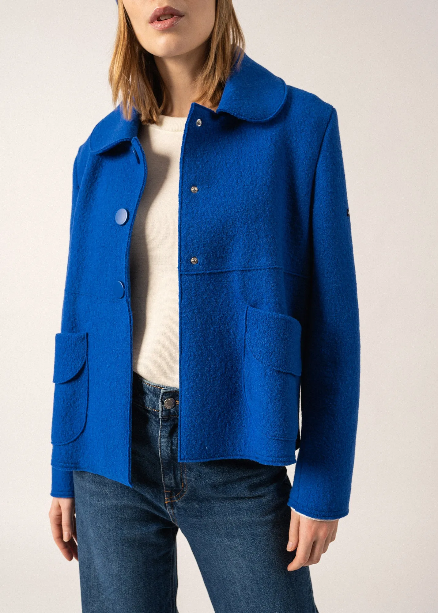 Villedieu short jacket - in boiled wool (GITANE)