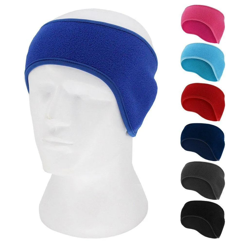 Windproof Fleece Cycling Ear Warmers Muffs Headband for Men and Women Winter Running Yoga Skiing Workout