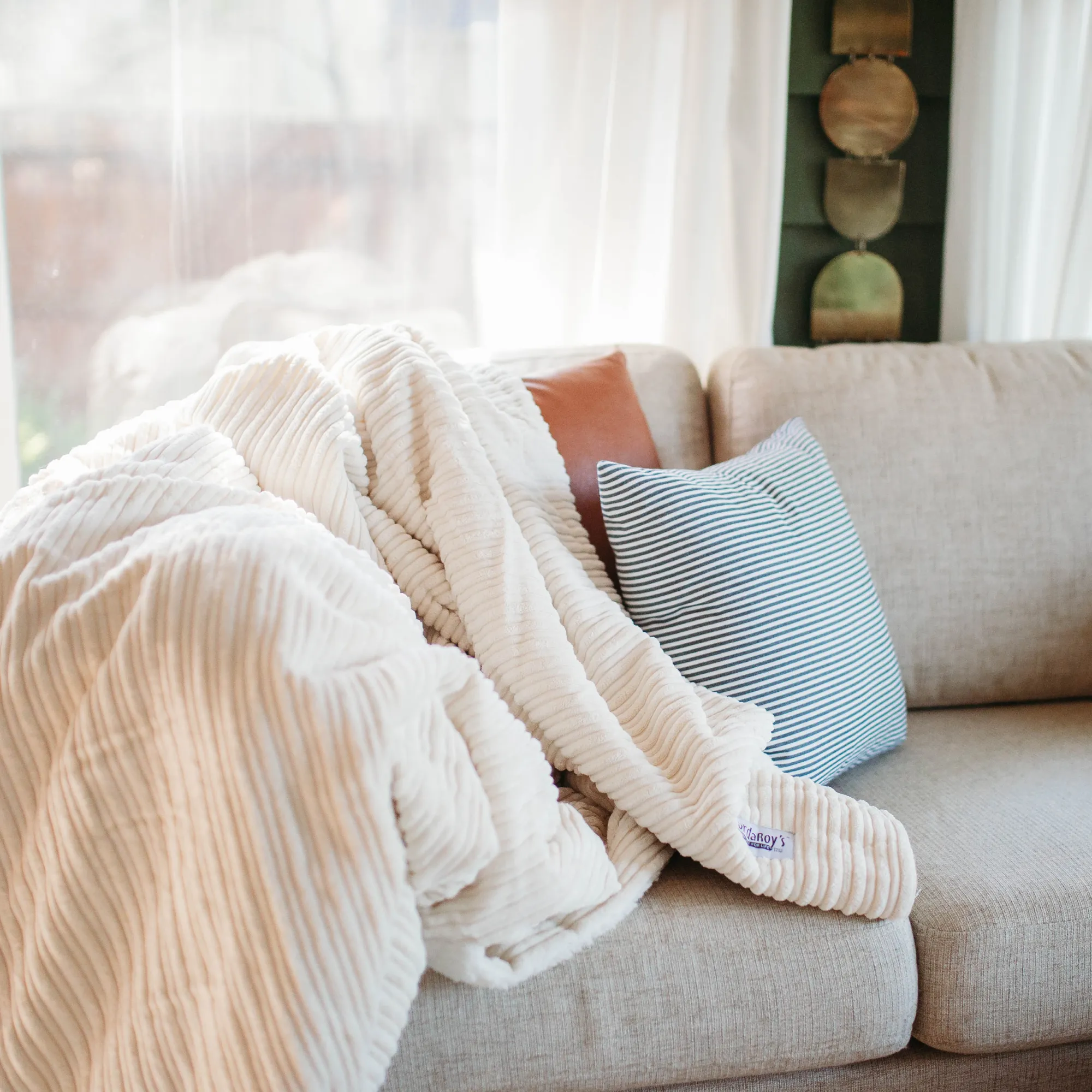 XL Terry Corduroy Throw Blanket